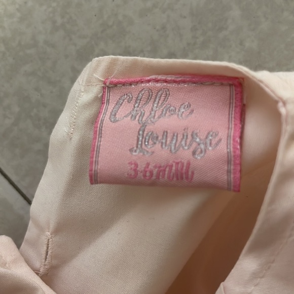 Chloe Louise Smocked Embroidered Floral Dress Size 3-6 Months - Picture 4 of 4